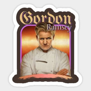 Gordon Ramsay Retro Sticker